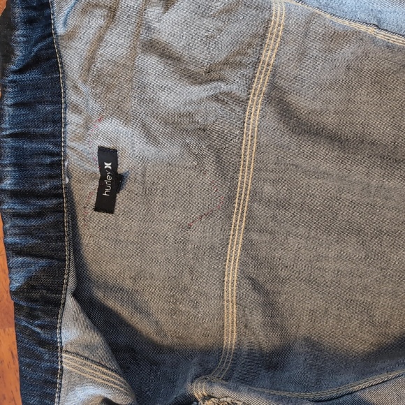 Hurley Medium Flying Angel Heart Sequined Denim Jean Jacket - Picture 8 of 10